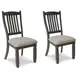 Tyler Creek Black And Gray Upholstered Side Chair Set of 2