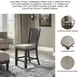 Tyler Creek Black And Gray Upholstered Bar Stool Set of 2