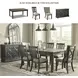 Tyler Creek Black And Gray Rectangular Dining Table