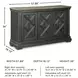 Tyler Creek Black And Gray Dining Room Server