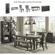 Tyler Creek Black And Gray Display Cabinet