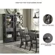 Tyler Creek Black And Gray Display Cabinet
