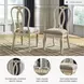 Realyn White Dining Upholstered Sidechair Set of 2