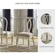 Realyn White Dining Upholstered Sidechair Set of 2