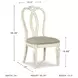Realyn White Dining Upholstered Sidechair Set of 2