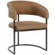 Rosmere Milliken Cognac Upholstered Dining Arm Chair