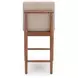 Isanti Beige Upholstered Bar Stool Set of 2