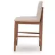 Isanti Beige Upholstered Bar Stool Set of 2