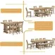 Havonplane Distressed Light Brown Pine Counter Height Stool Set Of 2