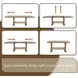 Havonplane Distressed Light Brown Pine Extendable Counter Height Dining Table