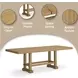 Havonplane Distressed Light Brown Pine Extendable Counter Height Dining Table