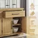 Havonplane Distressed Light Brown Pine Server