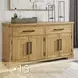 Havonplane Distressed Light Brown Pine Server