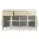 Miramar Sand and Stark White Extendable Rectangular Dining Room Set