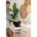 Miramar Sand and Stark White 4 Door Credenza