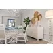 Miramar Sand and Stark White 4 Door Credenza