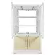 Miramar Sand and Stark White Extendable Rectangular Dining Room Set