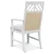 Miramar Sand Performance Fabric Upholstered Arm Chair Set of 2