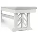 Miramar Sand Performance Fabric Upholstered Dining Bench