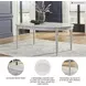 Montelaine Antique White Extendable Dining Table