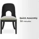 Rowanbeck Gray Upholstered Side Chair Set Of 2