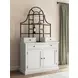 Chadworth White and Black Baker's Rack