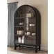 Chadworth Black and Brown 2 Glass Door Display Cabinet