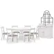 Chadworth White 60" Round Dining Table