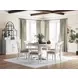 Chadworth White 60" Round Dining Table
