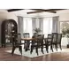 Chadworth Brown and Black 98" Extendable Rectangular Dining Table