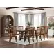 Chadworth Brown and Black 98" Extendable Rectangular Dining Table