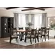 Chadworth Black and Gray Upholstered Side Chair Set of 2