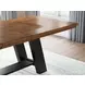 Chadworth Brown and Black 98" Extendable Rectangular Dining Table
