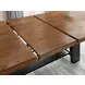 Chadworth Brown and Black 98" Extendable Rectangular Dining Table