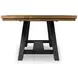 Chadworth Brown and Black 98" Extendable Rectangular Dining Table