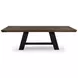 Chadworth Brown and Black 98" Extendable Rectangular Dining Table