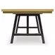 Galliden Black and Brown 120" Extendable Rectangular Dining Table