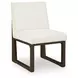 Darimore Off White Performance Fabric Upholstered Dining Side Chair Set of 2