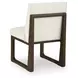 Darimore Off White Performance Fabric Upholstered Dining Side Chair Set of 2