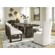 Darimore Off White Performance Fabric Upholstered Dining Side Chair Set of 2