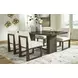 Darimore Off White Performance Fabric Upholstered Dining Side Chair Set of 2