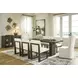 Darimore Off White Performance Fabric Upholstered Dining Side Chair Set of 2