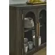 Darimore Burnished Brown 4 Glass Door Server