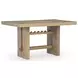 Drovlayne Light Brown Rectangular Counter Height Dining Room Set