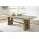 Drovlayne Light Brown Extendable Rectangular Dining Room Set