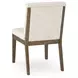 Marxmore Beige Upholstered Dining Side Chair Set of 2