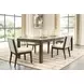 Marxmore Brown Extendable Rectangular Dining Room Set