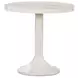 Outdoor Complements White Round Talon Accent Table
