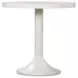 Outdoor Complements White Round Talon Accent Table