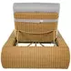 Outdoor Complements Brown Wade Poolside 37" Reclining Chaise